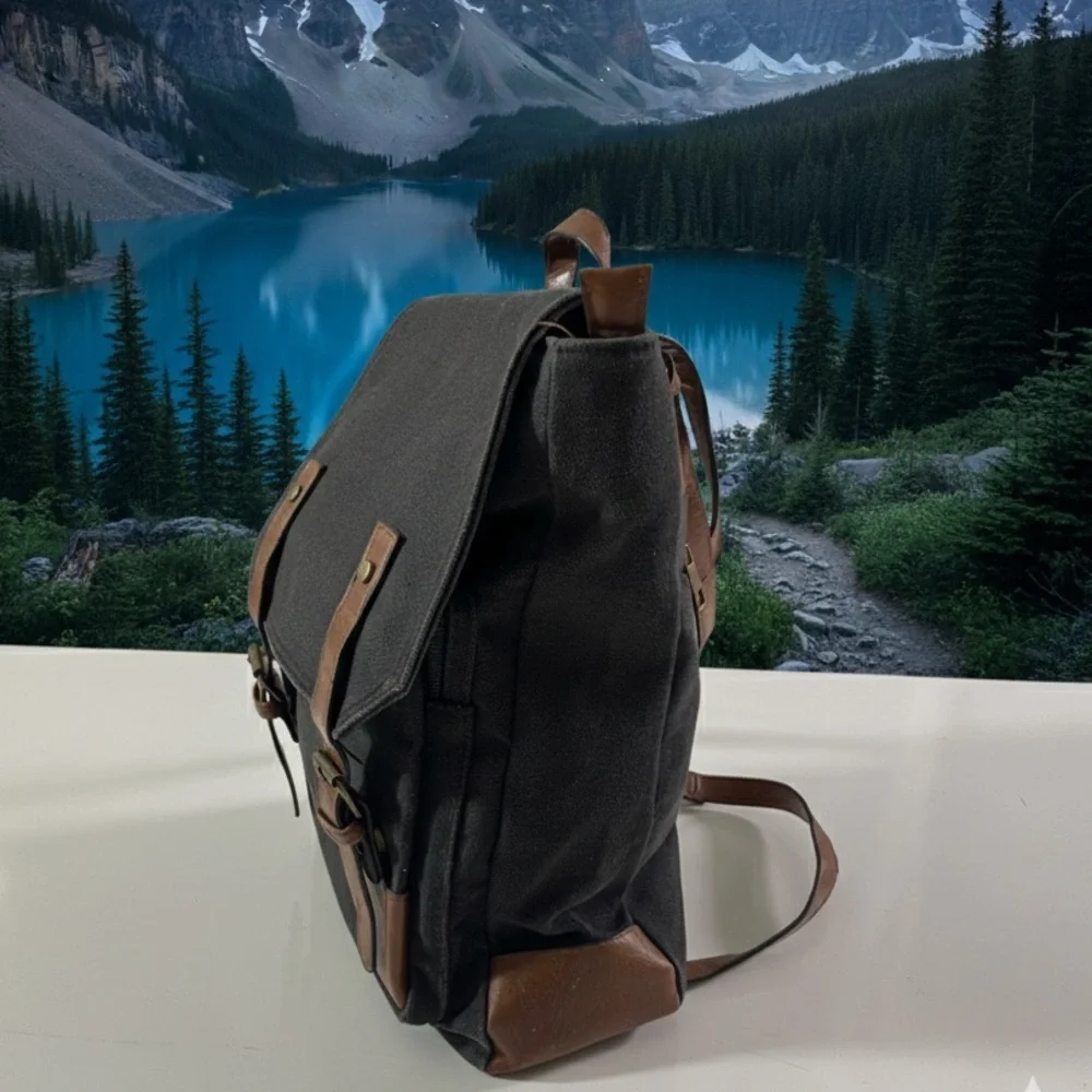 N/A canvas leather